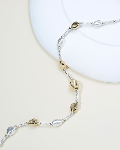 Two-Tone Bead Necklace
