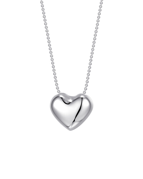 Heart Sterling Silver Necklace
