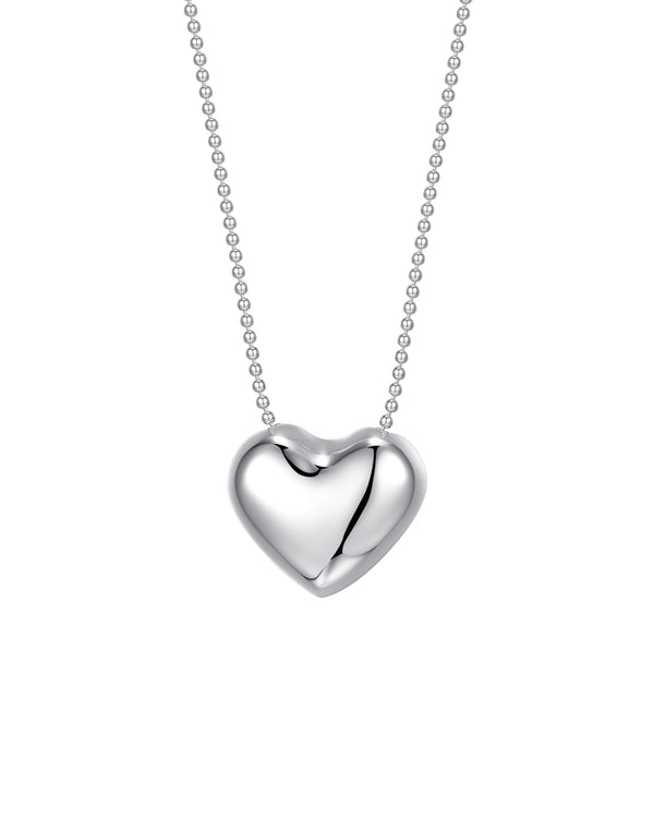 Heart Sterling Silver Necklace