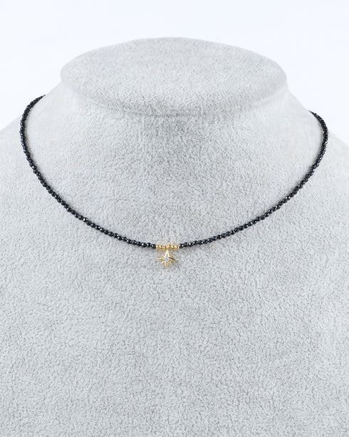 Celestial Gold Bead Necklace