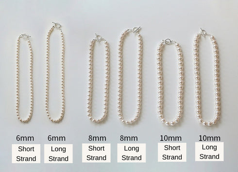 High Quality Crystal Pearl Choker Necklace - Zafari Studio Jewelry