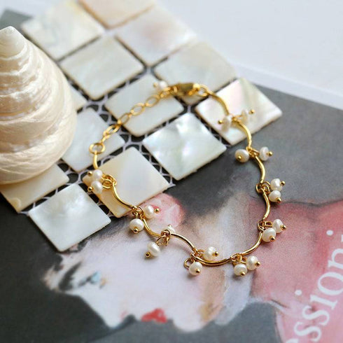 Cherry Pearls Necklace and Bracelet (Purchase Individually) - Zafari Studio Jewelry