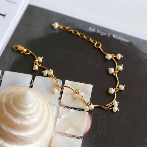 Cherry Pearls Necklace and Bracelet (Purchase Individually) - Zafari Studio Jewelry