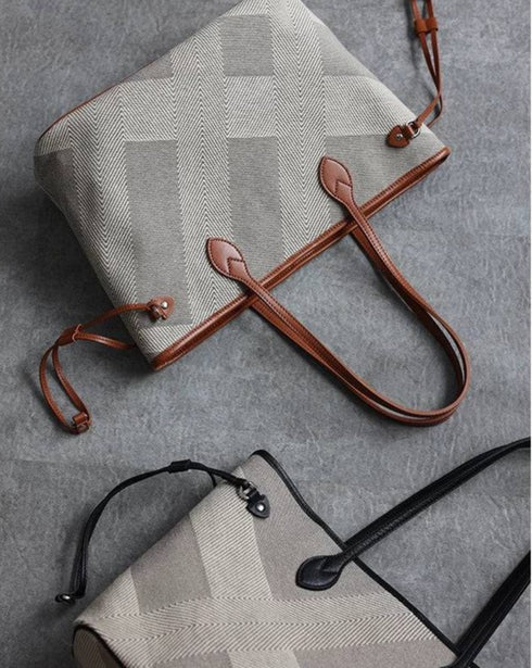 Never Full Small Caramel Tote Bag Commuter Bag - Zafari Studio Jewelry