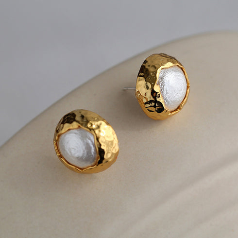 Chic Cotton Pearl Earring - Zafari Studio Jewelry