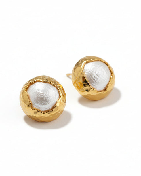 Chic Cotton Pearl Earring - Zafari Studio Jewelry