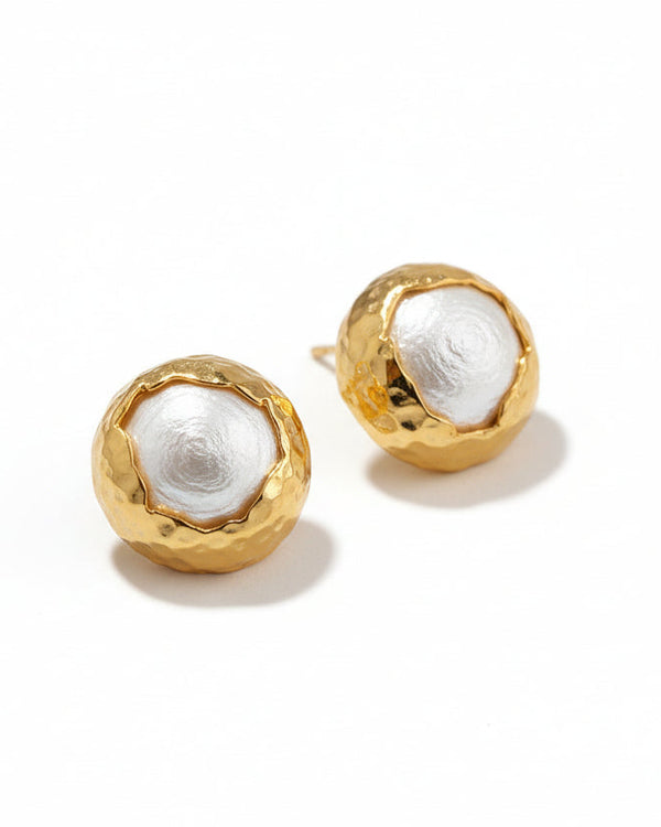 Chic Cotton Pearl Earring - Zafari Studio Jewelry