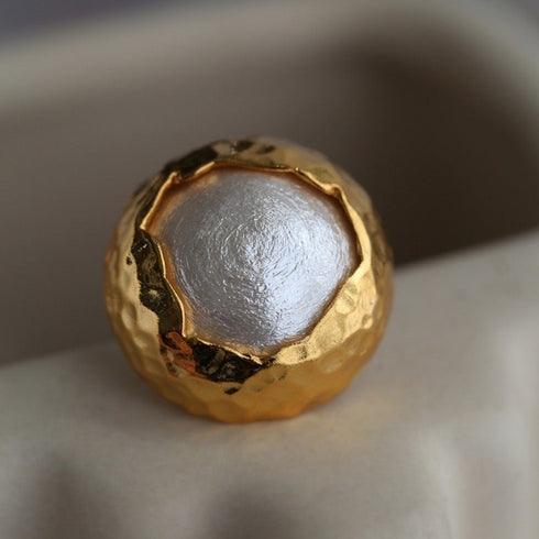 Chic Cotton Pearl Earring - Zafari Studio Jewelry