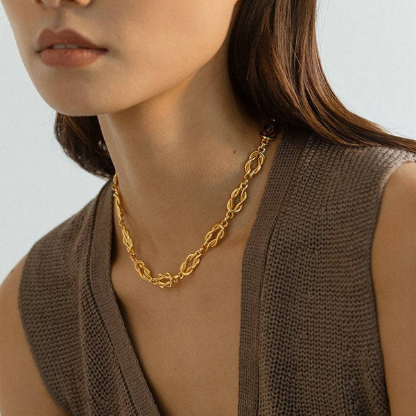 Tracy Thick Gold Hiphop Choker - Zafari Studio Jewelry