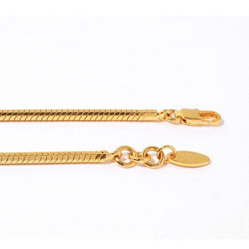 Ultra-Shine Cubic Zirconia Herringbone Choker Necklace - Zafari Studio Jewelry