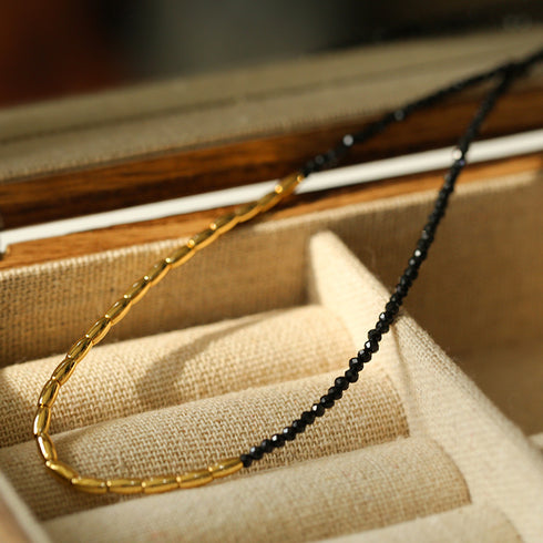 Mini Gemstones Beaded Necklace - Zafari Studio Jewelry