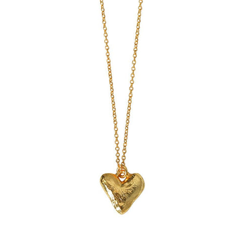 Gold Heart Pendant Necklace - Zafari Studio Jewelry
