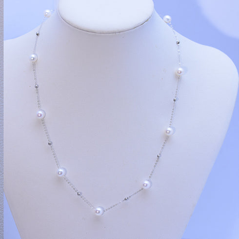 Jessica Pearl Necklace and Bracelet Gold Vermeil (Purchase Individually) - Zafari Studio Jewelry