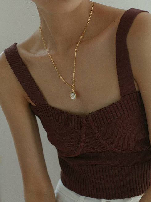 Vintage Daisy Flower Glaze Necklace Bracelet Earrings (Purchase Individually) - Zafari Studio Jewelry