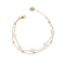 Layered Freshwater Pearl Bracelet 14K Yellow Gold - Zafari Studio Jewelry