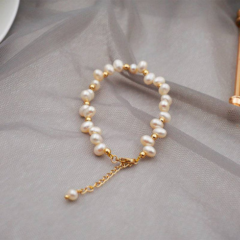 FRANCIE Pearl Necklace and Bracelet (Purchase Individually) - Zafari Studio Jewelry