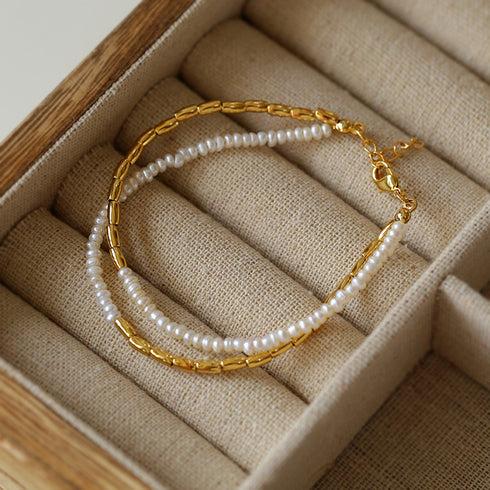 Mini Color Gemstones Beaded Bracelet - Zafari Studio Jewelry