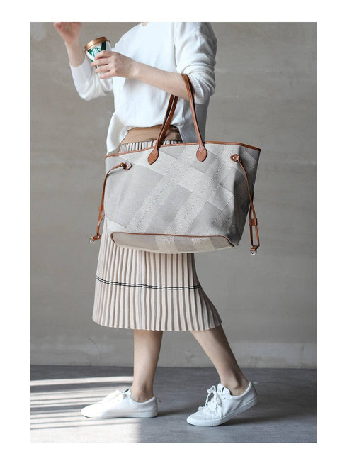 Never Full Large Tote Bag Commuter Bag - Zafari Studio Jewelry