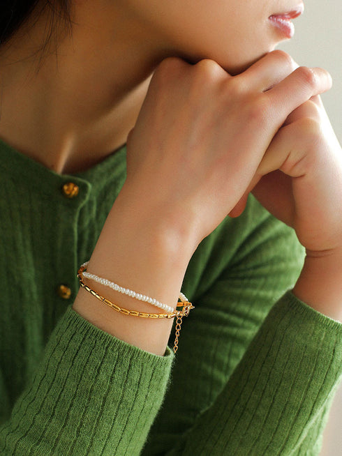 Mini Color Gemstones Beaded Bracelet - Zafari Studio Jewelry