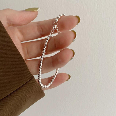 Minimalist Beads Bracelet Gold Vermeil - Zafari Studio Jewelry