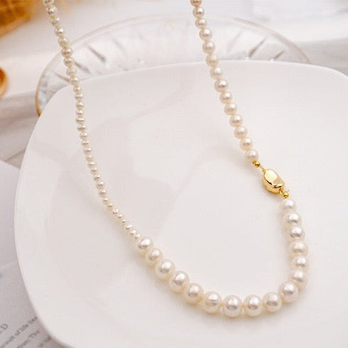 50cm Long Irregular Pearl Necklace - Zafari Studio Jewelry