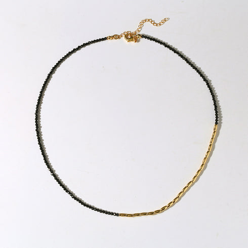 Mini Gemstones Beaded Necklace - Zafari Studio Jewelry