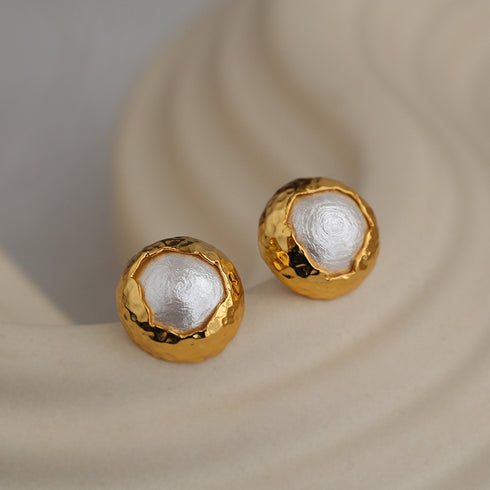 Chic Cotton Pearl Earring - Zafari Studio Jewelry