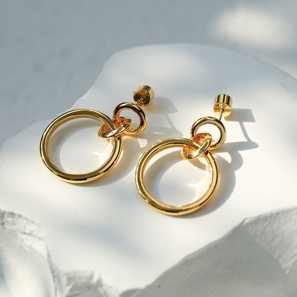 Large Circles Earrings - Zafari Studio Jewelry