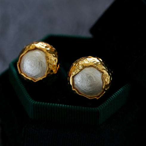 Chic Cotton Pearl Earring - Zafari Studio Jewelry