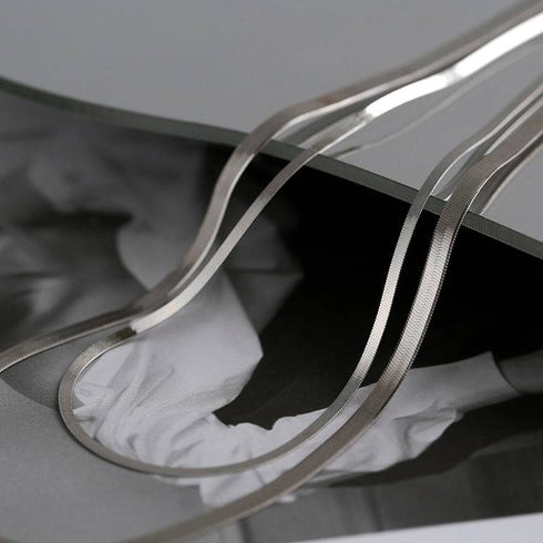 Snake flat chain necklace - Zafari Studio Jewelry