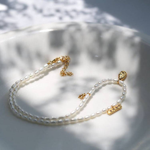 Star Multi Pendant Pearl Necklace - Zafari Studio Jewelry