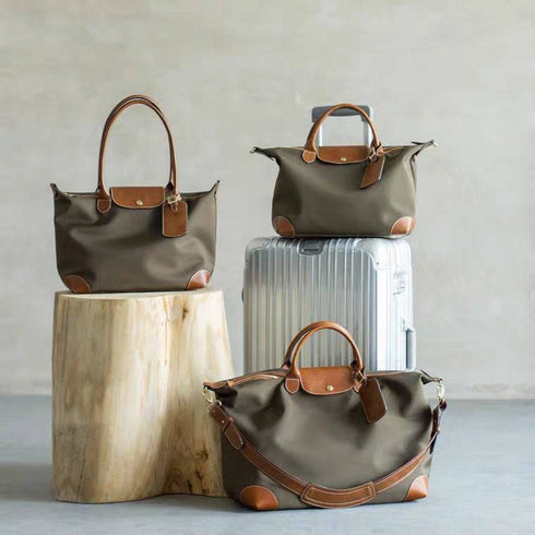 Aikon Traveller Tote Bag Middle Size Long Handle - Zafari Studio Jewelry