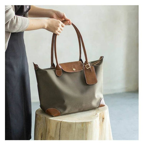Aikon Traveller Tote Bag Middle Size Long Handle - Zafari Studio Jewelry