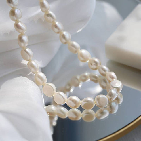 OT Locker Pearls Choker Necklace - Zafari Studio Jewelry