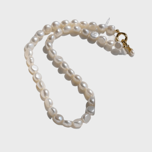 OT Locker Pearls Choker Necklace - Zafari Studio Jewelry