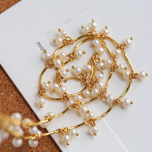 Cherry Pearls Necklace and Bracelet (Purchase Individually) - Zafari Studio Jewelry