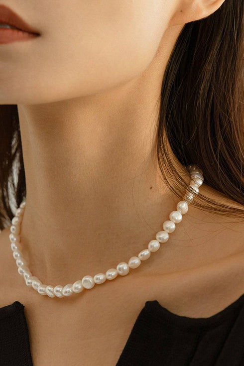 OT Locker Pearls Choker Necklace - Zafari Studio Jewelry