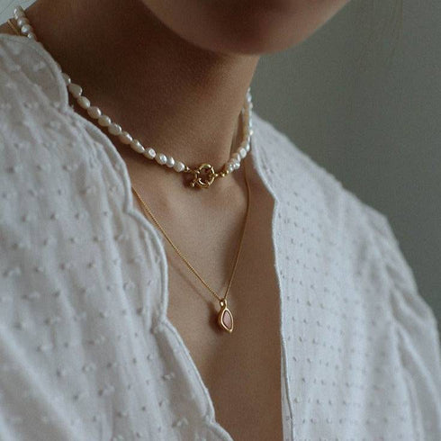 Vintage Baroque Pearl Necklace - Zafari Studio Jewelry