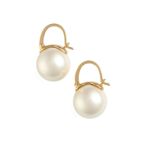 Celine Pearl Earrings Man-made Pearls - Zafari Studio Jewelry