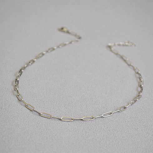 Modern Chain Paperclip Chic Gold Necklace - Zafari Studio Jewelry