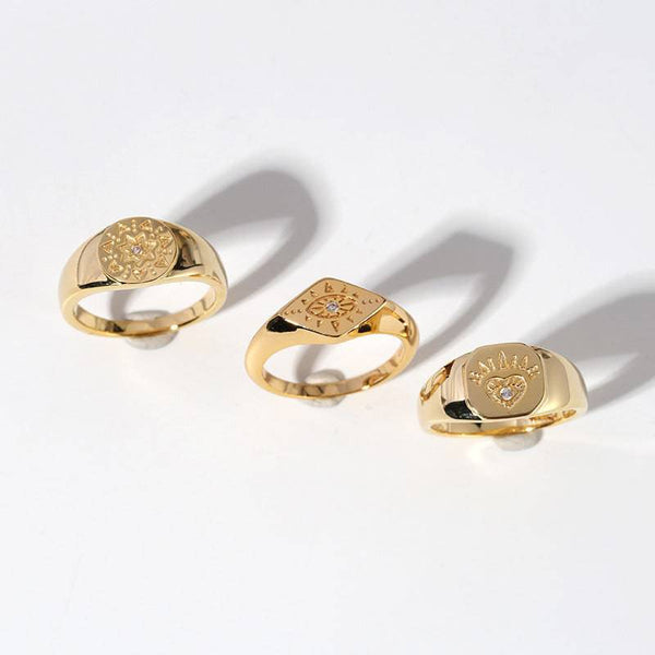 Pure Signet Ring - Zafari Studio Jewelry