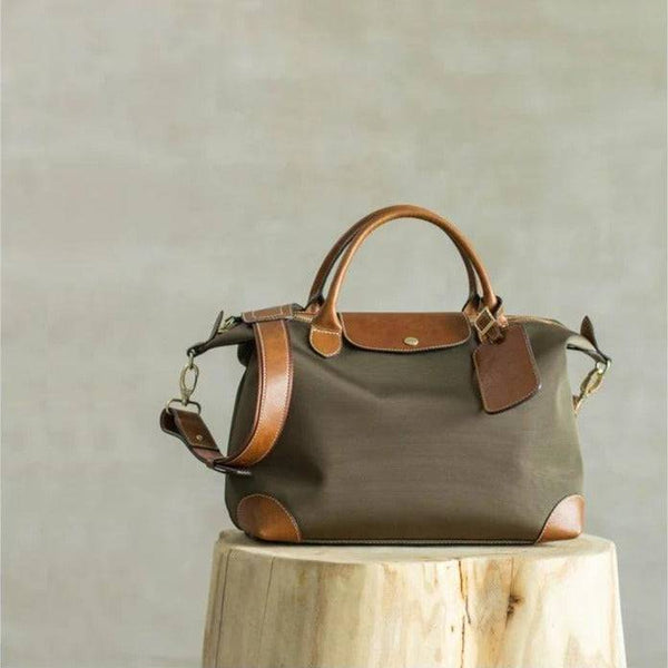 Aikon Traveler Tote Bag Short Handle - Zafari Studio Jewelry