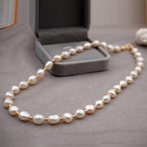 ELISA Pearl Matching Necklace, Bracelet & Earrings (Purchase Individually) - Zafari Studio Jewelry