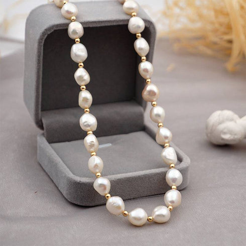 ELISA Pearl Matching Necklace, Bracelet & Earrings (Purchase Individually) - Zafari Studio Jewelry