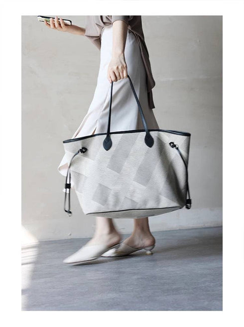 Never Full Large Tote Bag Commuter Bag - Zafari Studio Jewelry