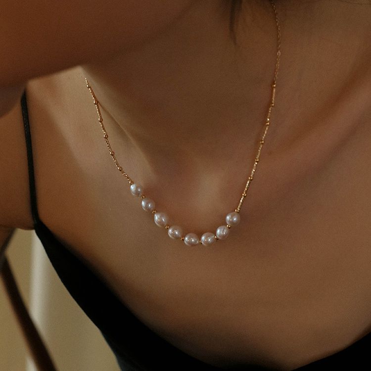 Luxury Design Baroque Pearl Choker Necklace - Necklaces | ZAFARI Studio Jewelry