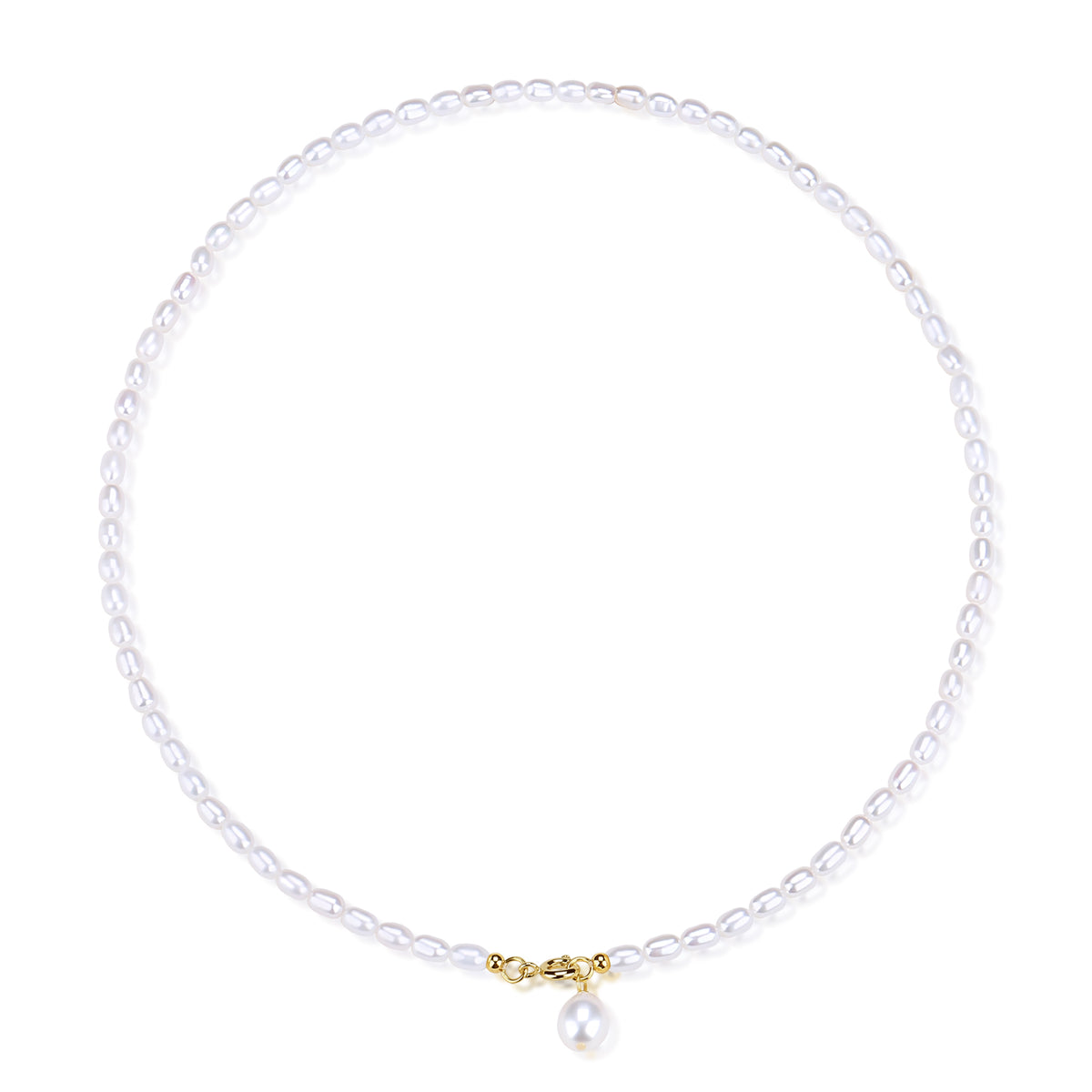 Rice Pearls Necklace (Purchase Individually) - Zafari Studio Jewelry