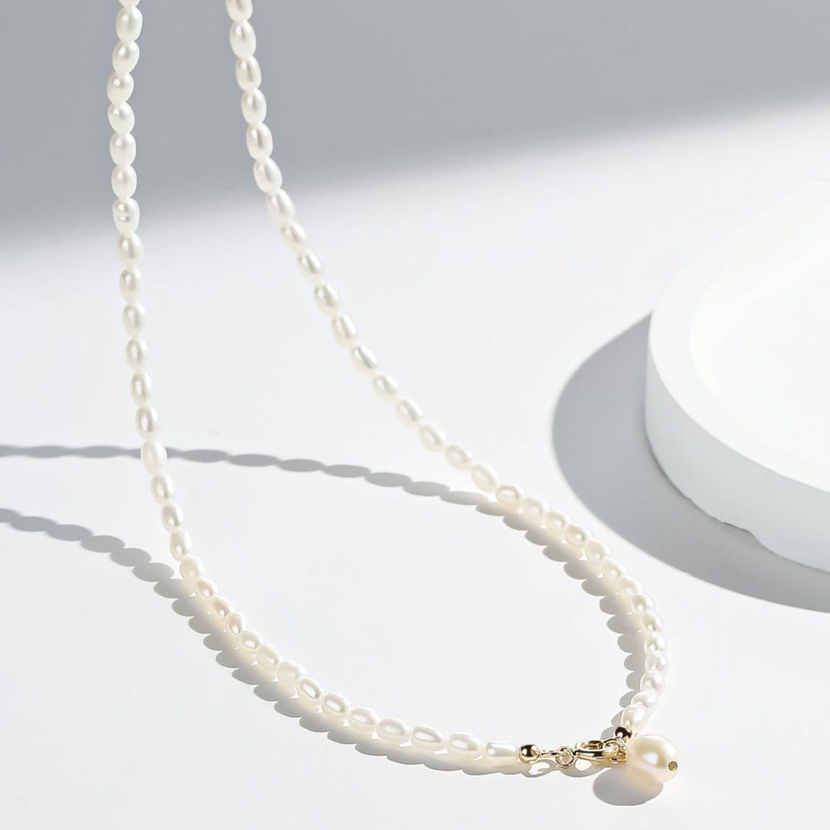 Rice Pearls Necklace (Purchase Individually) - Zafari Studio Jewelry