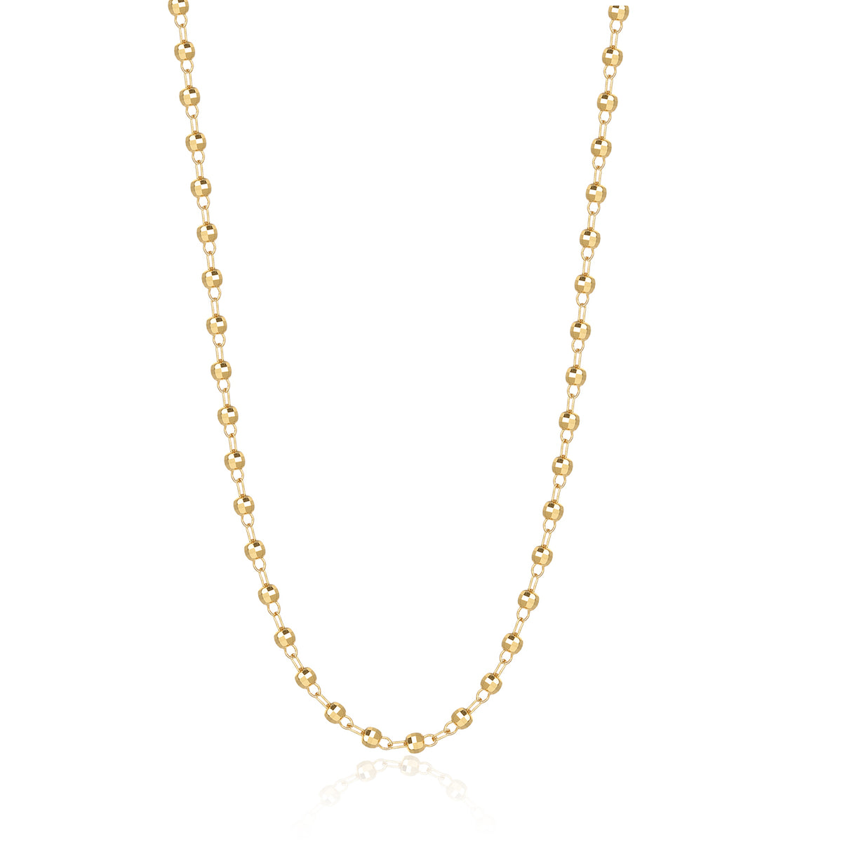 Mini Gold Ball Necklace - Zafari Studio - Zafari Jewlery 