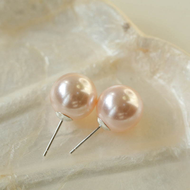 6-14mm Swarovski Pearl Ear Stud Earrings - Zafari Studio - Zafari Jewlery 